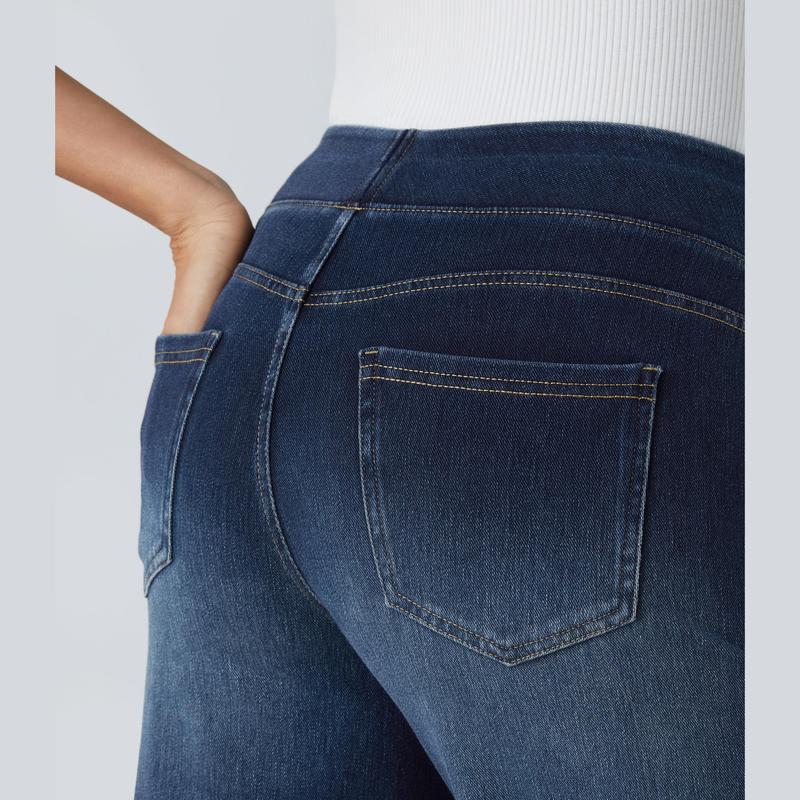 High Waist Strechy Jeans